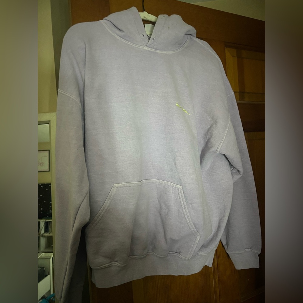 Iets Fran’s purple hoodie from urban outfitters